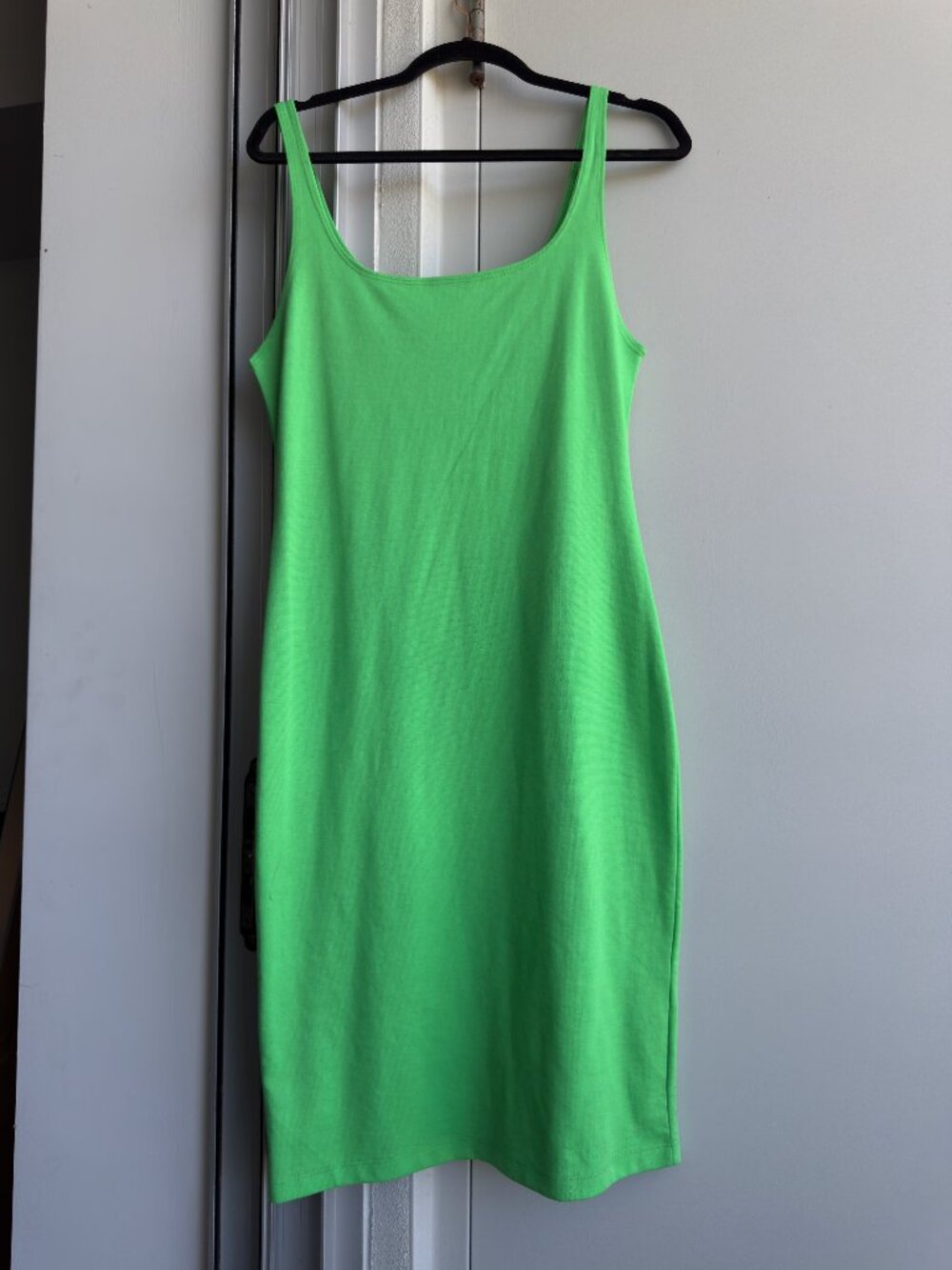 ZARA  NWT LIME GREEN SUMMER MIDI DRESS XL
